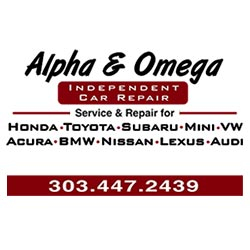 Green Business Alpha & Omega Independent Car Repair in Boulder CO